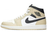 Jordan 1 Mid Summit White Off Noir Rattan
