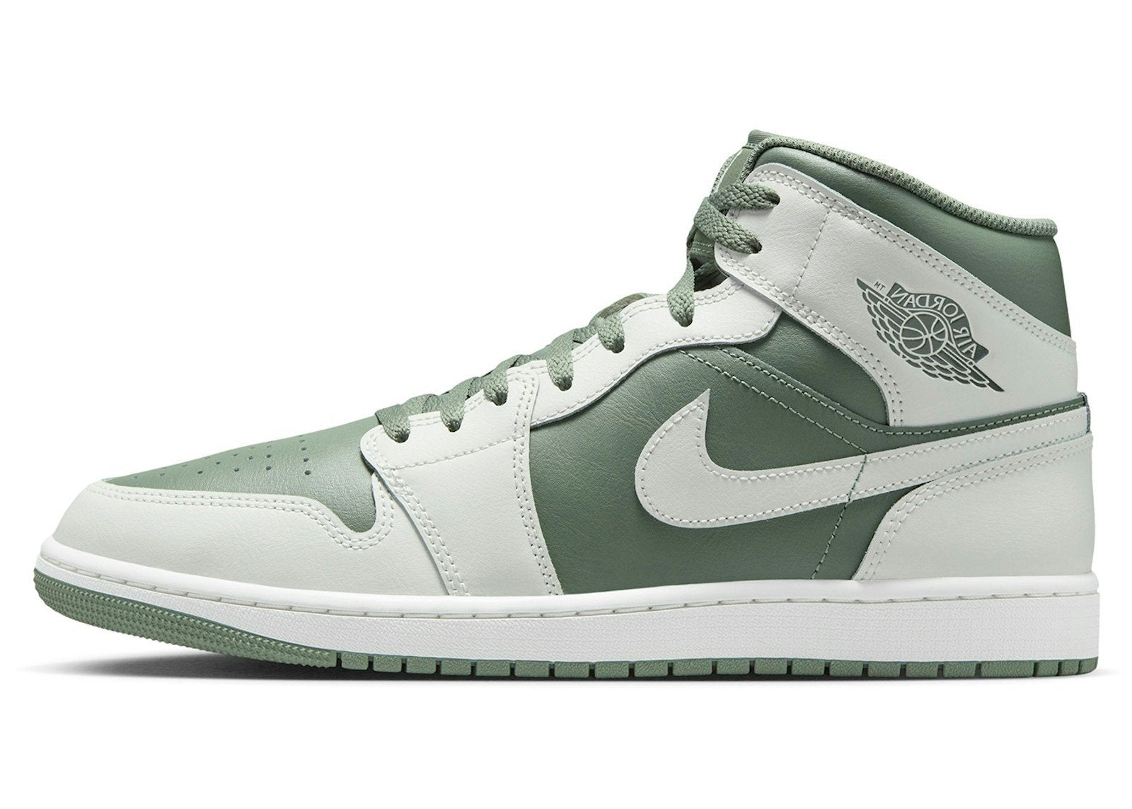 Jordan 1 Mid Summit White Vintage Lichen