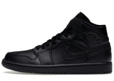 Jordan 1 Mid Triple Black