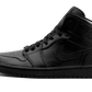 Air Jordan 1 Mid Triple Black - 554724-091