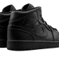 Air Jordan 1 Mid Triple Black - 554724-091