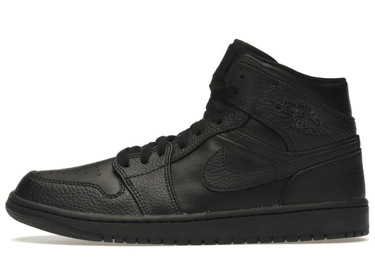 Jordan 1 Mid Triple Black