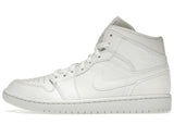 Jordan 1 Mid Triple White 2.0 (2020)