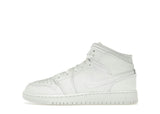 Jordan 1 Mid Triple White (2023) (GS)