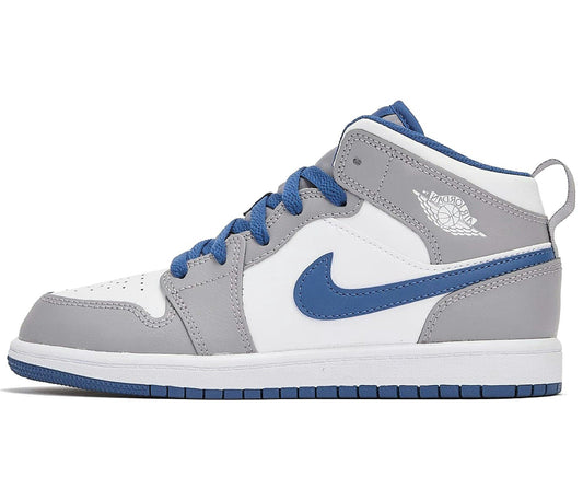 Jordan 1 Mid True Blue Cement (PS)
