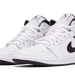 Air Jordan 1 Mid White Black (DQ8423-132) - 36 EU - 4Y US - Black | SOSUKICKS