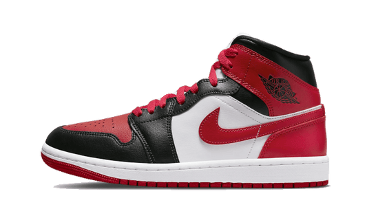 Air Jordan 1 Mid White Bred Toe (BQ6472-079) - EU 35.5–44.5 - White | SOSUKICKS