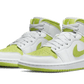 Air Jordan 1 Mid White Lime