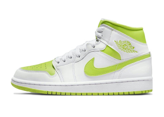 Jordan 1 Mid White Lime (Women's)