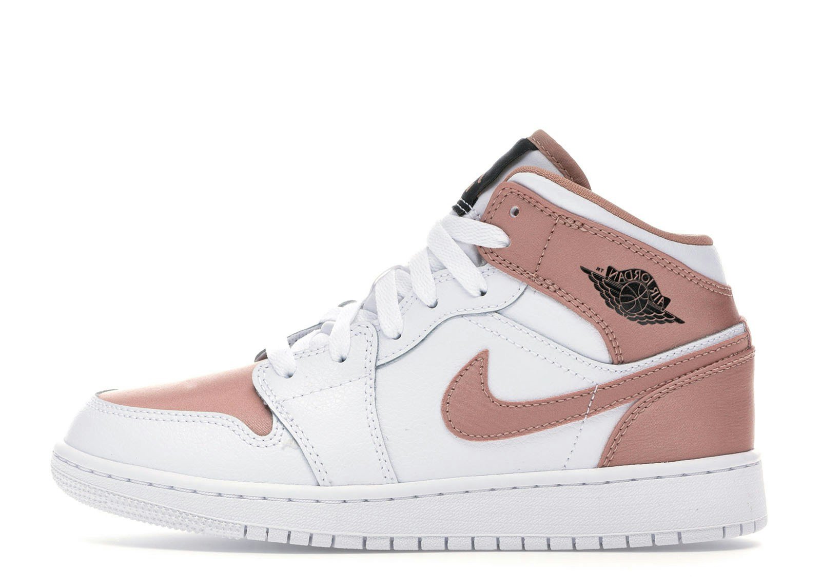 Jordan 1 Mid White Rose Gold (GS)