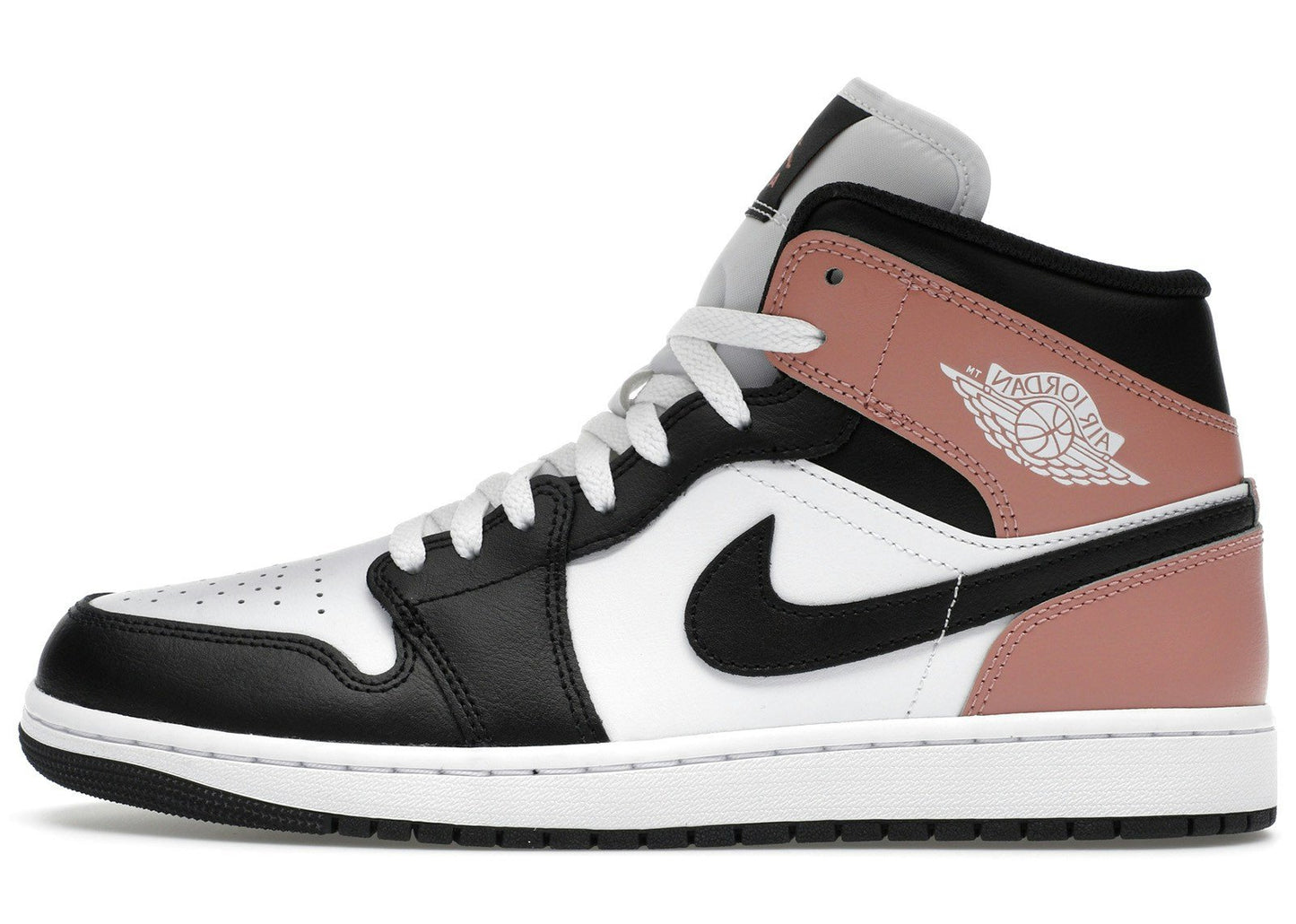 Jordan 1 Mid White Rust Pink Black