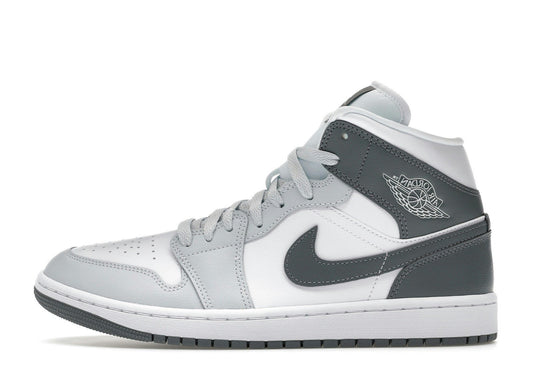 Jordan 1 Mid White Smoke Grey (Women's)
