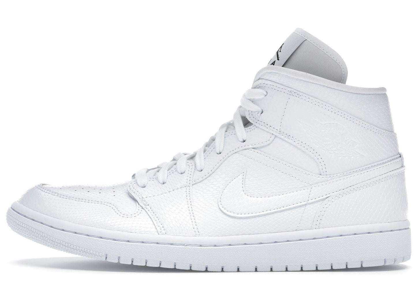 Jordan 1 Mid White Snakeskin (Women's)