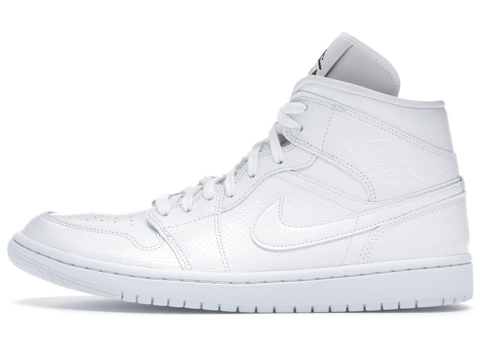 Jordan 1 Mid White Snakeskin (Women's)