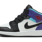 Jordan 1 Mid White True Red Aquamarine Black (GS)