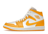 Jordan 1 Mid White University Gold (Women's)