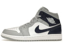 Jordan 1 Mid Wolf Grey Midnight Navy