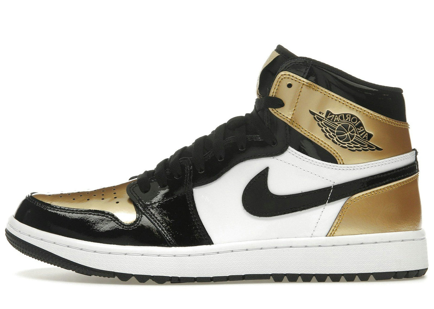 Jordan 1 Retro High Golf Patent Gold Toe