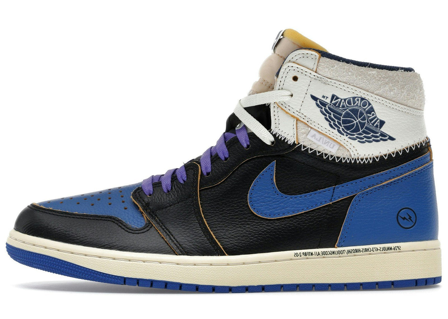 Jordan 1 Retro High OG SP Fragment x Union LA Sport Royal