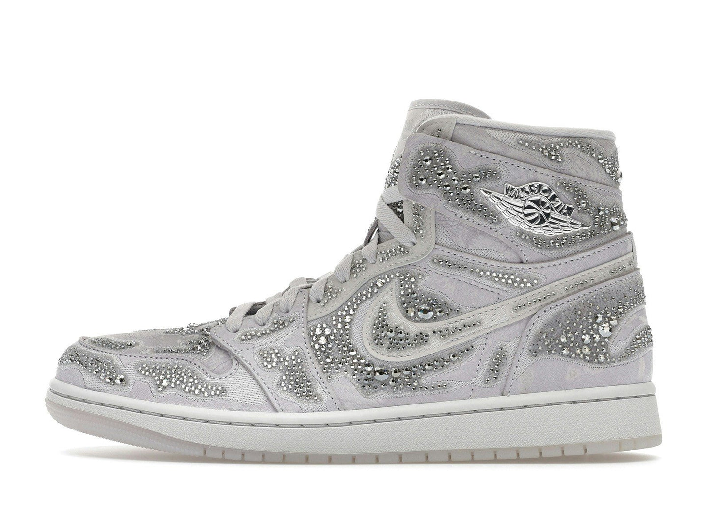 Jordan 1 Retro High OG Swarovski Vast Grey (Women's)