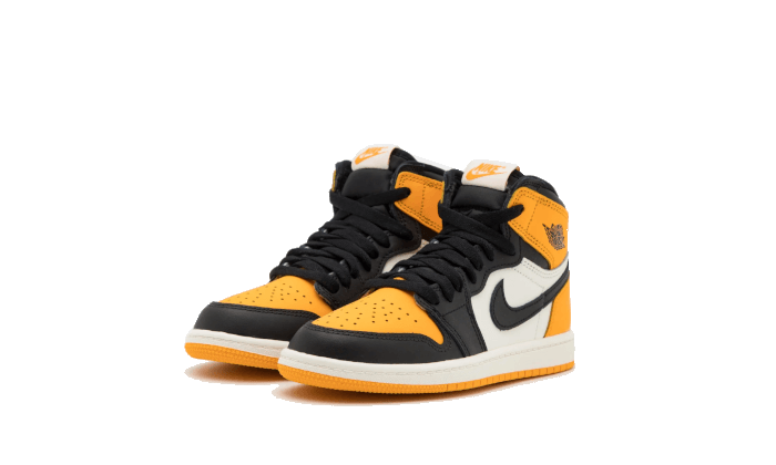 Air Jordan 1 Retro High OG Yellow Toe Copii (PS) (AQ2664-711) - 28 EU - 11C - Yellow | SOSUKICKS