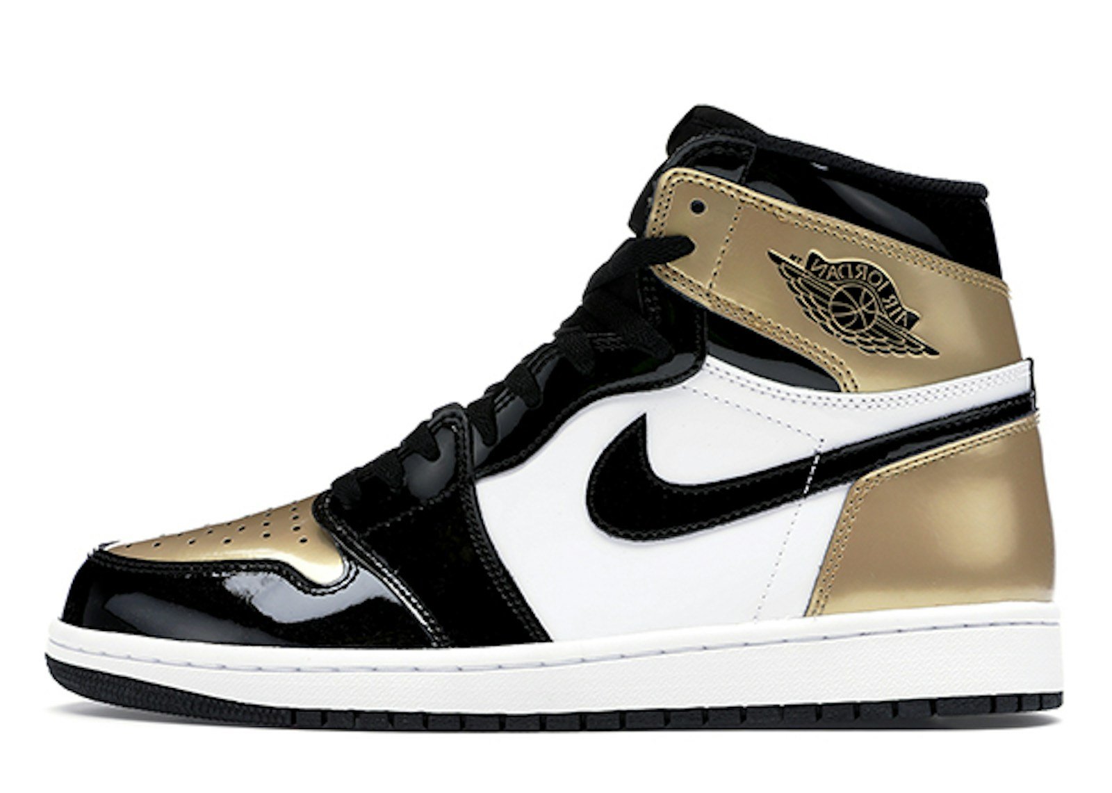Jordan 1 Retro High NRG Patent Gold Toe