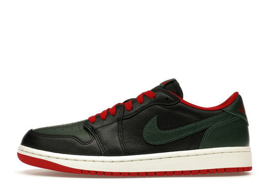 Jordan 1 Retro Low OG Gorge Green Varsity Red (Women's)