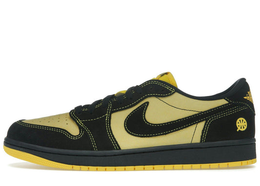 Jordan 1 Retro Low OG Quai 54 Black Tour Yellow Red
