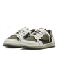 Air Jordan 1 Retro Low OG SP Travis Scott Medium Olive Bébé (TD) (DO5441-200) - 18.5 EU - 3C US - Green | SOSUKICKS