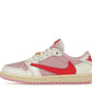 Jordan 1 Retro Low OG SP Travis Scott Sail Tropical Pink (PS)