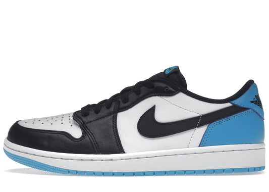 Jordan 1 Retro Low OG Black Dark Powder Blue