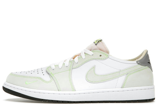Jordan 1 Retro Low White Ghost Green Black