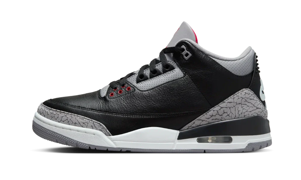 Air Jordan 3 Retro Black Cement (DN3707-010) - EU 36–47.5 - Black | SOSUKICKS