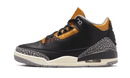 Jordan 3 Retro Black Cement Gold (Women's)