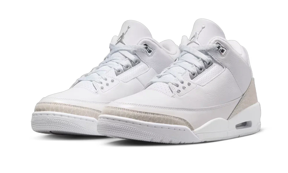 Air Jordan 3 Pure Money (CT8532-111) - 36 EU - 4Y US - White | SOSUKICKS