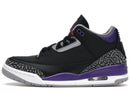 Jordan 3 Retro Black Court Purple