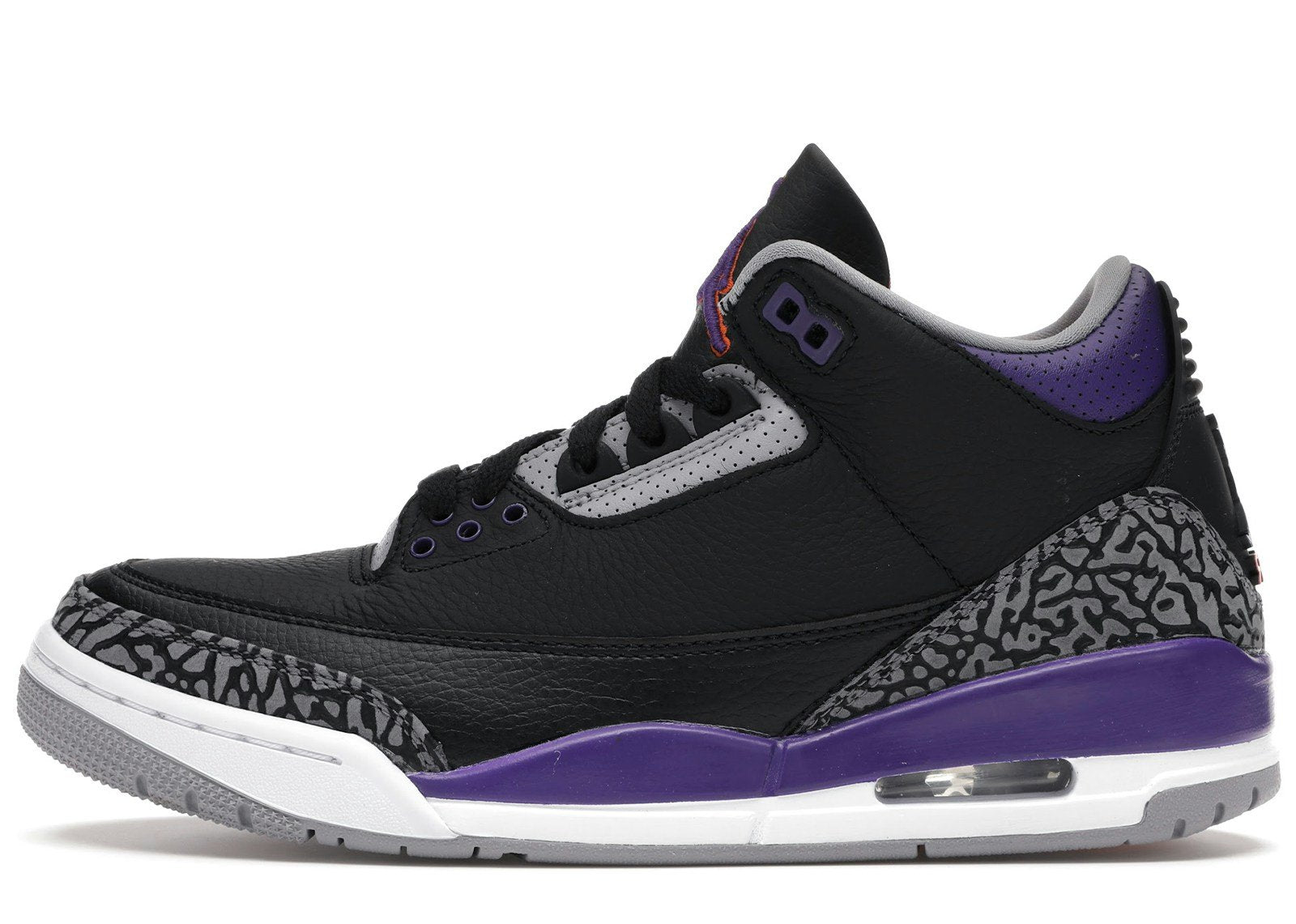 Jordan 3 Retro Black Court Purple