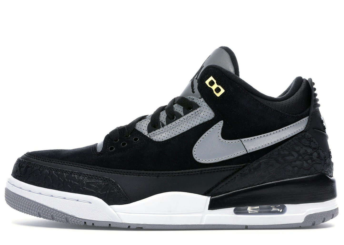 Jordan 3 Retro Tinker Black Cement Gold