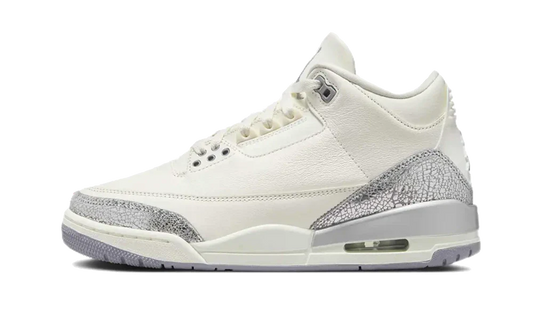 Air Jordan 3 Retro Sail Cement Grey (CK9246-100) - EU 35.5–44.5 - Gray | SOSUKICKS
