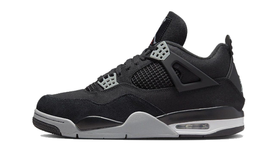 Air Jordan 4 Black Canvas (DV0553-006) - EU 35.5–49.5 - Black | SOSUKICKS