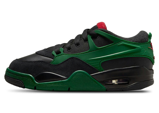 Jordan 4 RM Black Gorge Green Varsity Red (GS)