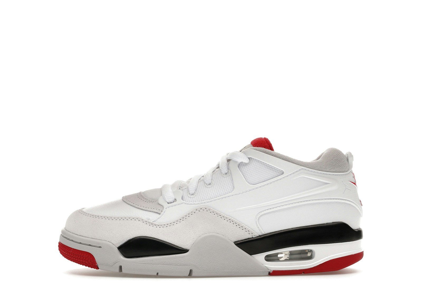 Jordan 4 RM White Black Neutral Grey Varsity Red (GS)