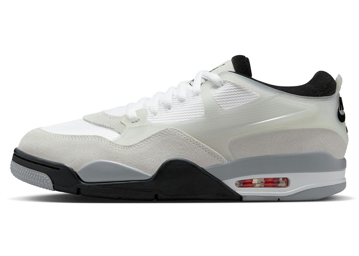 Jordan 4 RM White Light Smoke Grey Black