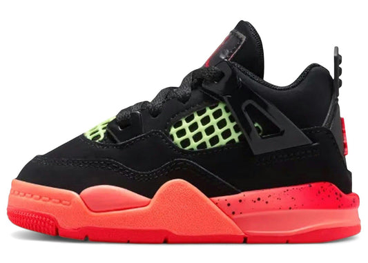 Jordan 4 Retro Black Infrared Barely Volt (TD)