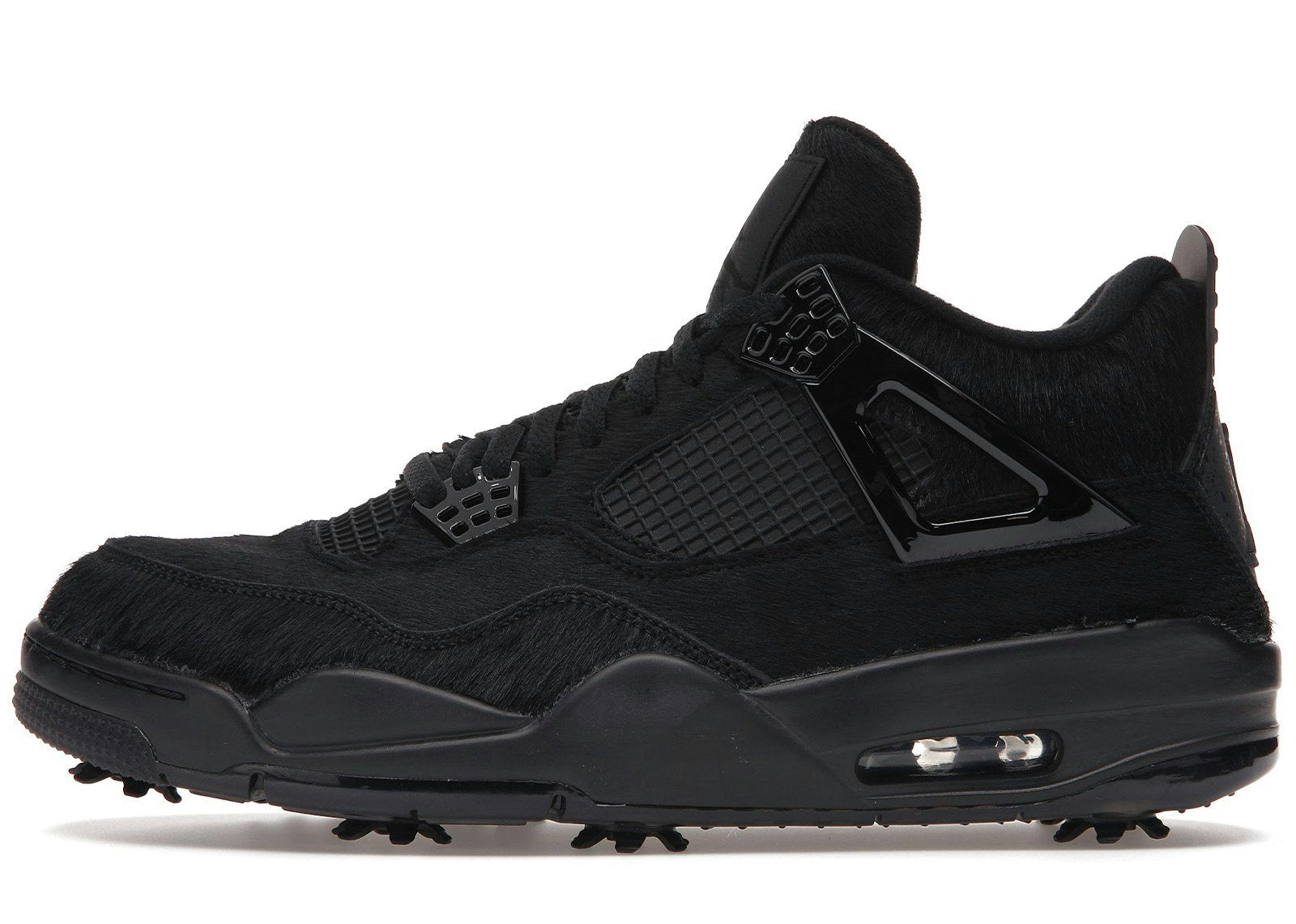 Jordan 4 Retro Golf Black Cat Pony Hair