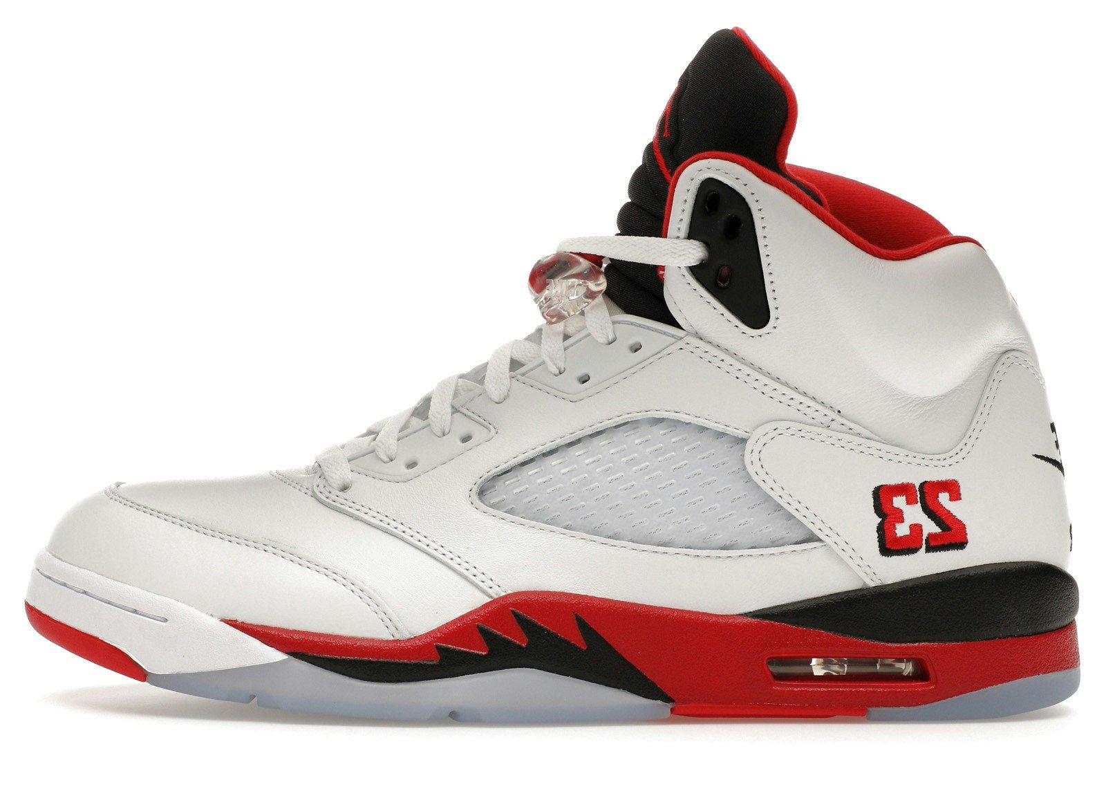 Jordan 5 Retro Fire Red Black Tongue (2025)