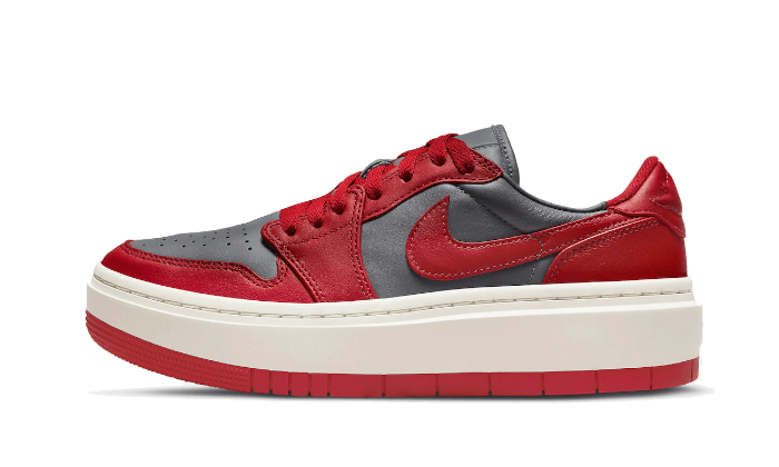 Air Jordan 1 Low Elevate Dark Grey Varsity Red (DH7004-006) - EU 35.5–44.5 - Red | SOSUKICKS