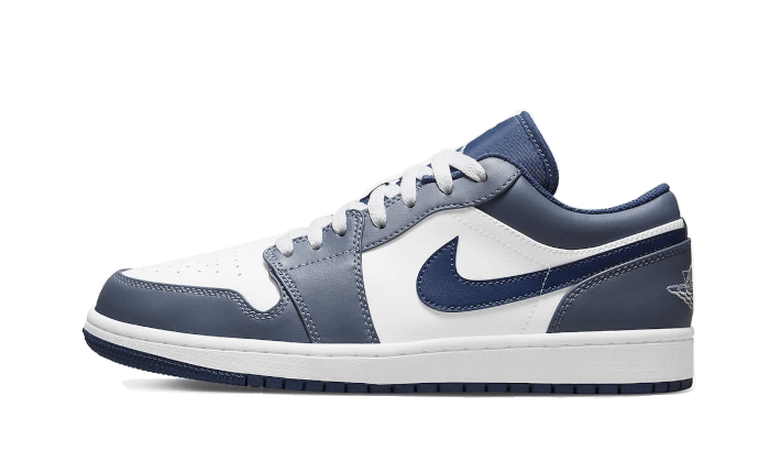 Air Jordan 1 Low Steel Blue (553558-414) - EU 40–46 - Gray | SOSUKICKS
