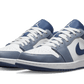 Air Jordan 1 Low Steel Blue (553558-414) - 40.5 EU - 7.5 US - Gray | SOSUKICKS