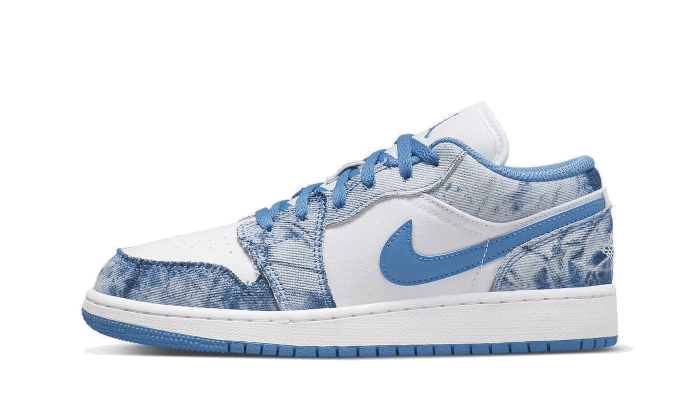 Air Jordan 1 Low Washed Denim (DM8947-100) - EU 35.5–40 - Blue | SOSUKICKS